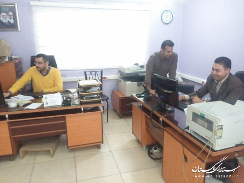 بازدید کارشناسان اداری از درمانگاه شهید مطهری علی آباد کتول