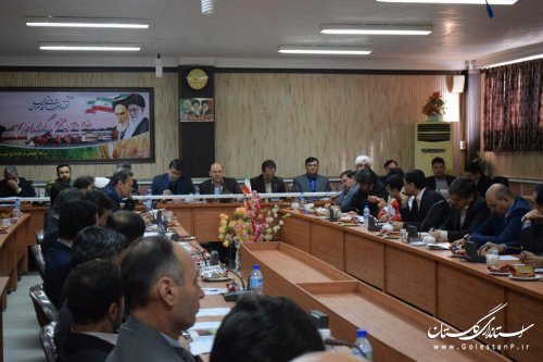 دهمین جلسه شورای اداری شهرستان ترکمن برگزار شد