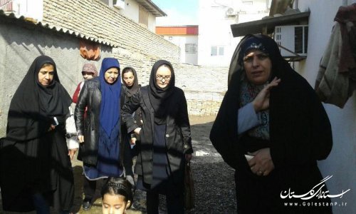 بازدید مدیر کل بانوان و خانواده استان از کارگاه "فرش دستبافت تک لا آق قلا"