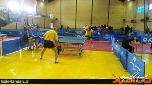 مسابقات تنیس روی میز پیشکسوتان قهرمانی کشور به میزبانی شهرستان رامیان