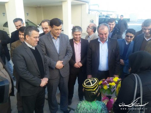 آیین افتتاح هشت واحد مسکن مهر برای خانواده‎های دارای دو معلول شهرستان گرگان