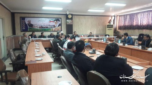سومین جلسه ستاد هماهنگی دهه فجر انقلاب اسلامی شهرستان ترکمن تشکیل شد
