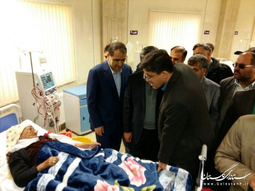 بخش دیالیز بیمارستان امام خمینی (ره)  شهرستان ترکمن افتتاح شد