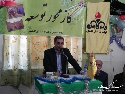 افتتاح و گاز رسانی به 4 روستای شهرستان مینودشت