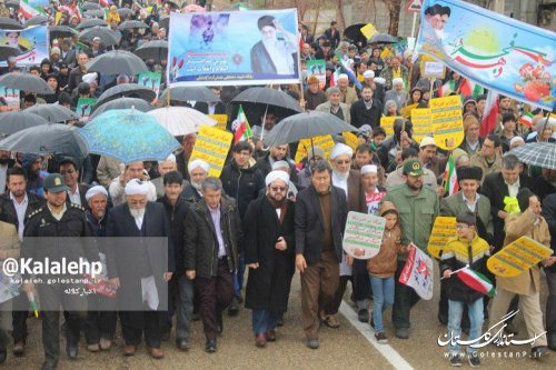 گزارش تصویری راهپیمایی 22 بهمن شهرستان کلاله