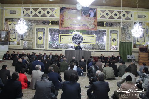 مراسم اربعین ارتحال حضرت آیت ا... هاشمی رفسنجانی در گرگان برگزار شد