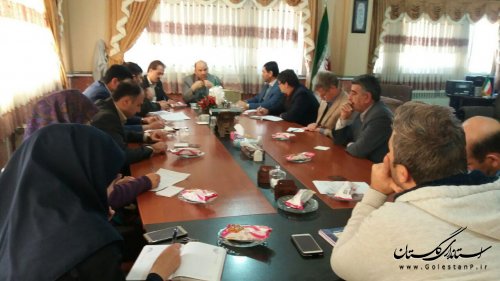 جلسه شورای آموزش و پرورش شهرستان ترکمن برگزار شد