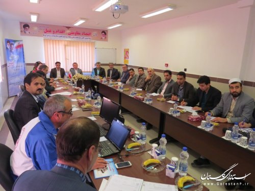 پنجمین جلسه کارگروه سلامت و امنیت غذایی شهرستان آق قلا