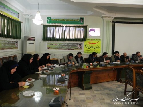 برگزاری جلسه ستاد ساماندهی امور جوانان شهرستان مینودشت