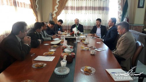 برگزاری جلسه هماهنگی جشن نیکوکاری شهرستان ترکمن