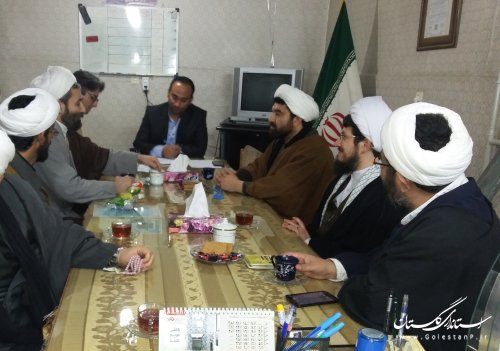 برگزاری نشست هم اندیشی روحانیون با سرپرست امور آبفار شهرستان کردکوی