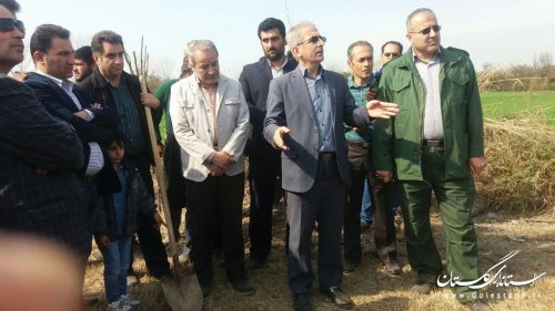 آیین رسمی اجرایی شدن طرح استانی بزرگراه سبز با حضور فرماندارکردکوی