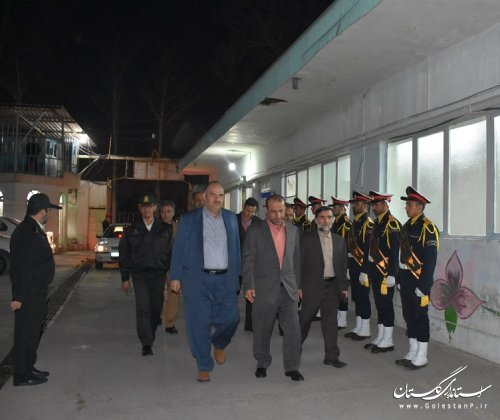 بازدید مسئولین عالی سازمان زندانها از کانون اصلاح و تربیت گرگان