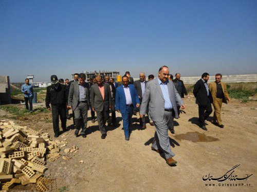 بازدید مسئولین عالی سازمان زندانها از اردوگاه کاردرمانی علی آبادکتول