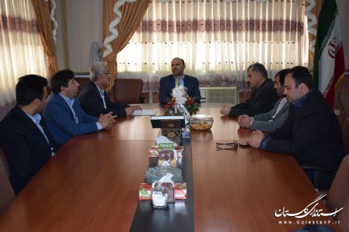 نشست فرماندار با اعضای هیأت نظارت بر انتخابات شهرستان ترکمن