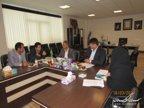 جلسه کمیته انطباق مصوبات شوراهای شهر شهرستان گمیشان