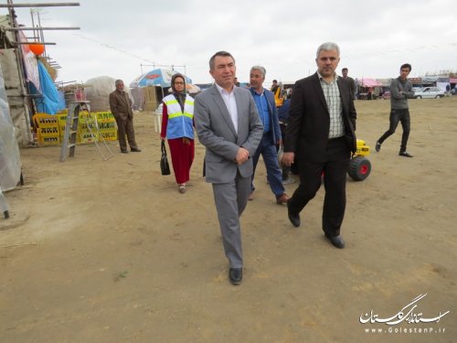 بازدید فرماندار شهرستان از آماده سازی و روند اجرایی دهکده گردشگری