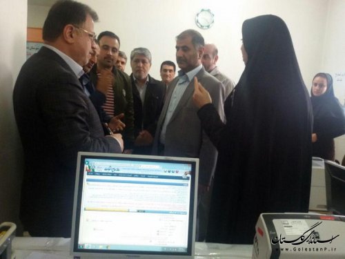 حضور رئیس ستاد انتخابات استان در فرمانداری بندرگز 
