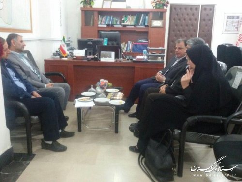 حضور رئیس ستاد انتخابات استان در فرمانداری بندرگز 