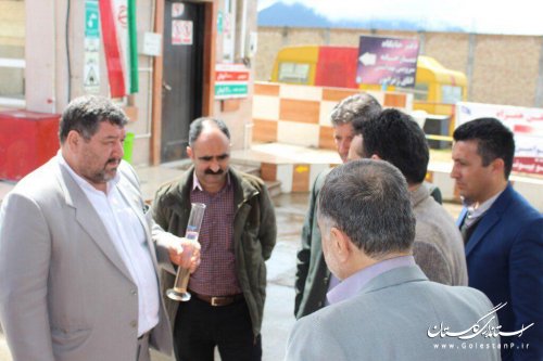 بازدید فرماندار آزادشهر از جایگاههای پمپ بنزین