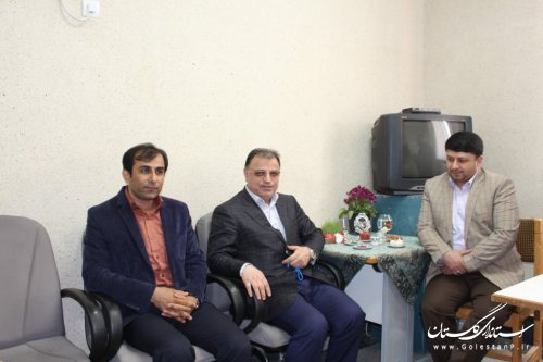 بازدید رییس ستاد انتخابات گلستان از ستاد انتخابات شهرستان آزادشهر