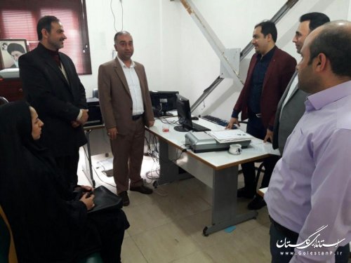 بازدید دکتر ابراهیمی عضو هیات نظارت بر انتخابات ازحوزه انتخابیه شهرستان رامیان