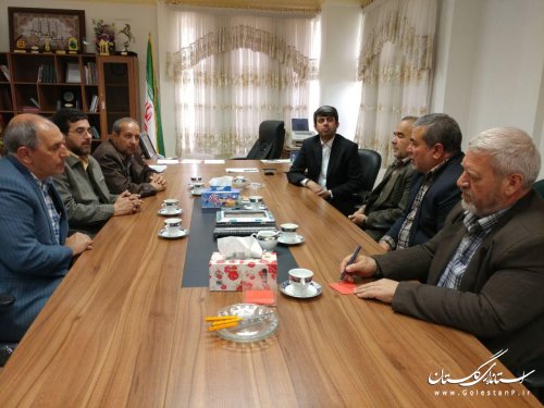 جلسه هیات اجرایی شوراهای اسلامی شهر کلاله و فراغی تشکیل شد