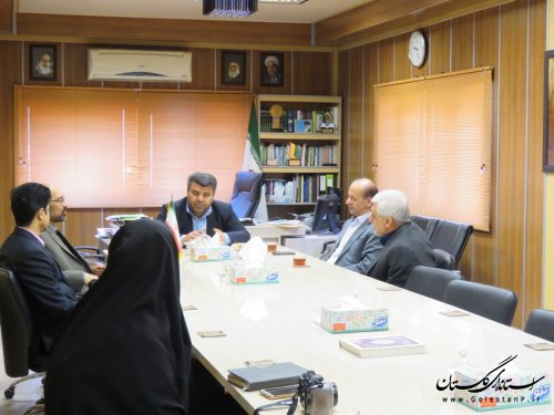 دیدار مدیرکل آب منطقه ای استان گلستان با صادقلو فرماندار رامیان