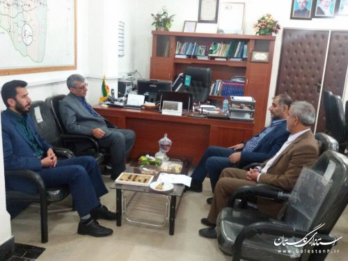 دیدار مدیرکل آموزش و پرورش استان گلستان با فرماندار بندرگز