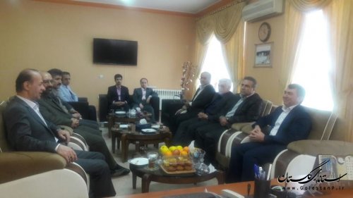 دیدار نوروزی مدیرعامل شرکت آب منطقه ای گلستان با فرمانداران گرگان و آق قلا