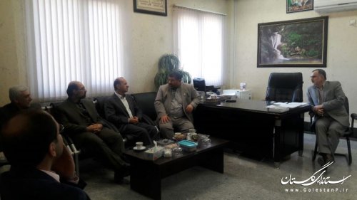 دیدار نوروزی مدیرعامل شرکت آب منطقه ای گلستان با فرمانداران آزادشهر و رامیان