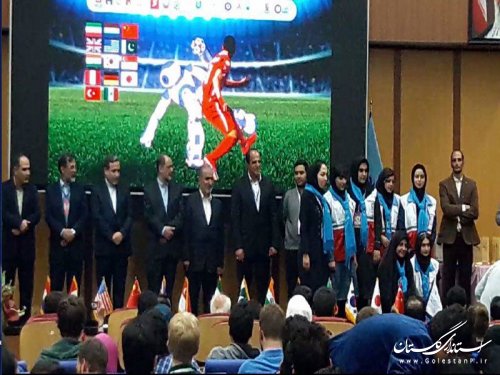 كسب مقام نخست تيم رباتيك هلال احمر گلستان در مسابقات بين المللي ربوكاپ آزاد ايران 2017