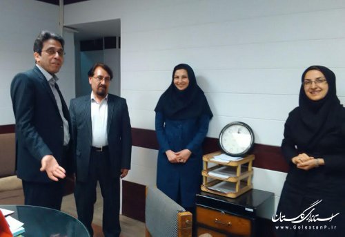 بازدید مدیر درمان گلستان از کلینیک دندانپزشکی شهید بهشتی گرگان