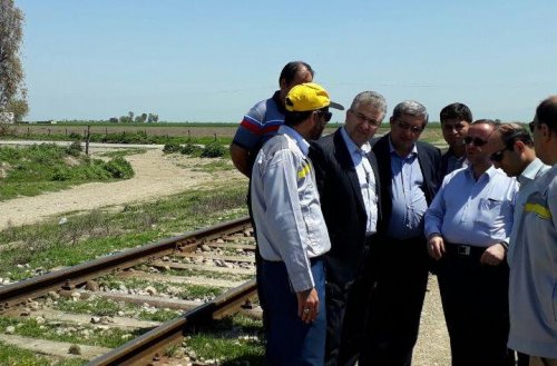 بازدید مدیرعامل شرکت تراورس و مدیر کل راه آهن شمال شرق 2 از پروژه  دوخطه بندرگز ، سبزدشت