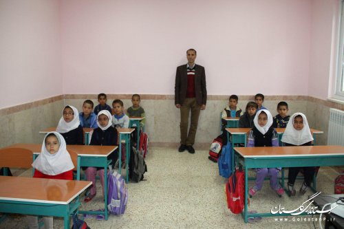 مدرسه 3 کلاسه روستای قورچای در شهرستان رامیان افتتاح شد