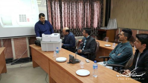 جلسه آموزش سرگروه های صندوق های اخذ رای انتخابات شورای اسلامی شهر بندرترکمن