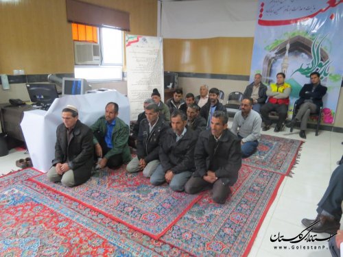 مراسم بزرگداشت هفته کار و کارگر در شهرداری سیمین شهر