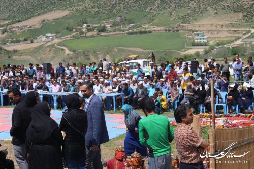 جشنواره فرهنگ و اقتصاد روستا در روستای زاو کلاله برگزار شد