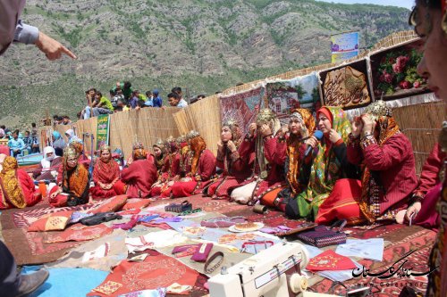 جشنواره فرهنگ و اقتصاد روستا در روستای زاو کلاله برگزار شد