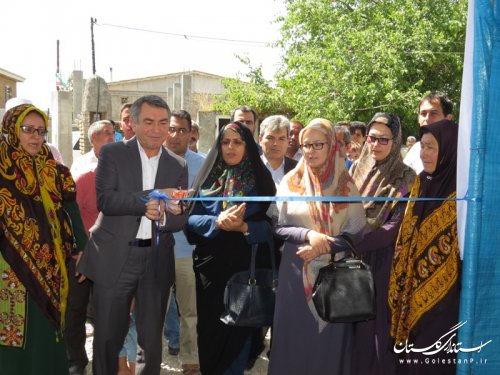 نمایشگاه صنایع دستی هنرمندان در روستای کرد بخش مرکزی شهرستان آق قلا افتتاح شد