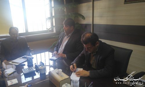 دیدار فرماندار گمیشان با مدیرعامل شرکت توزیع نیروی برق استان