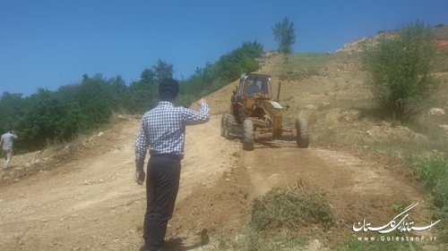 آغاز عملیات اجرایی فاز اول پروژه زیر سازی مسیر دسترسی به مناطق گردشگری روستای پنو گال
