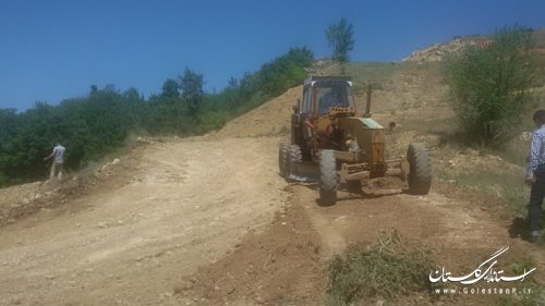 آغاز عملیات اجرایی فاز اول پروژه زیر سازی مسیر دسترسی به مناطق گردشگری روستای پنو گال
