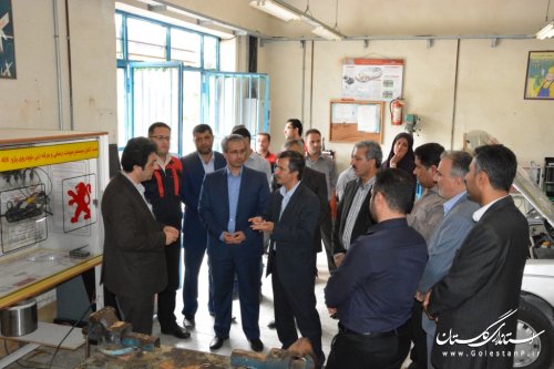 افتتاح کارگاه برق خودرو توسط مرکز آموزش فنی و حرفه ای کردکوی