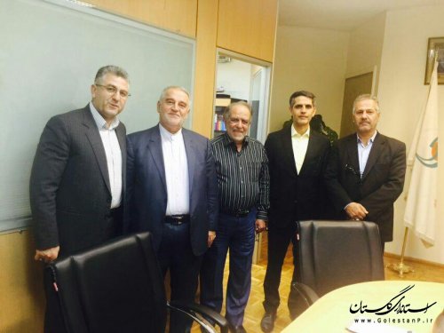  دیدار سه جانبه استاندار گلستان با مدیرعامل راه آهن کشور و دبیرشورای عالی مناطق آزاد