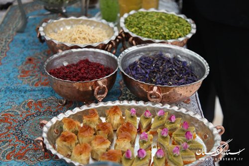 سفره های ایرانی در جشنواره سفره ایرانی فرهنگ گردشگری گلستان