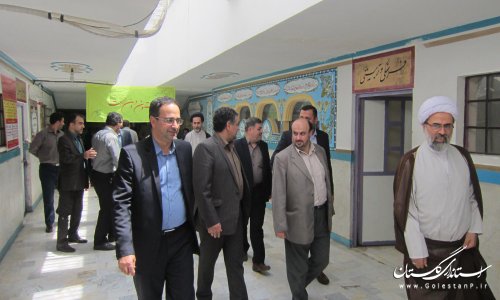 قضات دادگستری شهرستان گرگان از زندان مرکزی گرگان بازدید نمودند