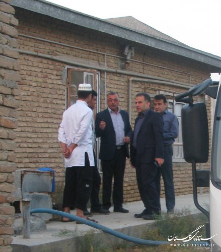 بازدید مدیرعامل شرکت آبفار گلستان از روستاهای شهرستانهای ترکمن وگمیشان