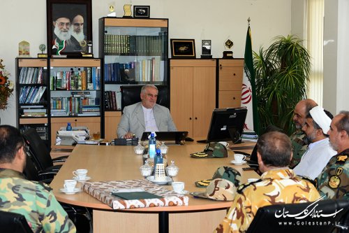 دیدار ارشد نظامی ارتش در استان با استاندار گلستان