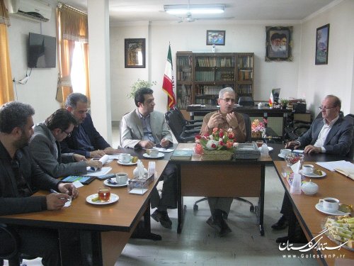 نشست مشترک مدیران عامل صنعت آب استان با فرماندار کردکوی